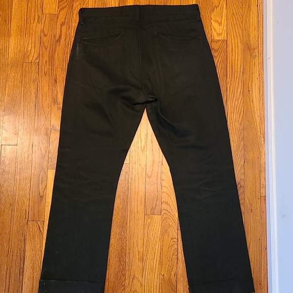Imogene + Willie Black Selvedge Jeans Oscar 34/32 - Picture 2 of 5